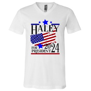 Haley For President 2024 V-Neck T-Shirt