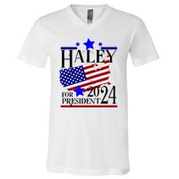 Haley For President 2024 V-Neck T-Shirt