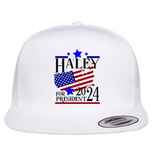 Haley For President 2024 Flat Bill Trucker Hat