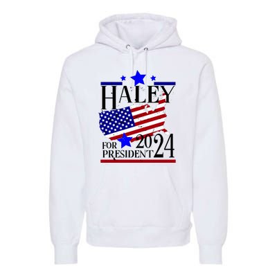 Haley For President 2024 Premium Hoodie