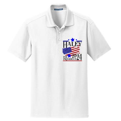 Haley For President 2024 Dry Zone Grid Polo