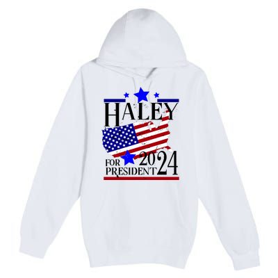 Haley For President 2024 Premium Pullover Hoodie