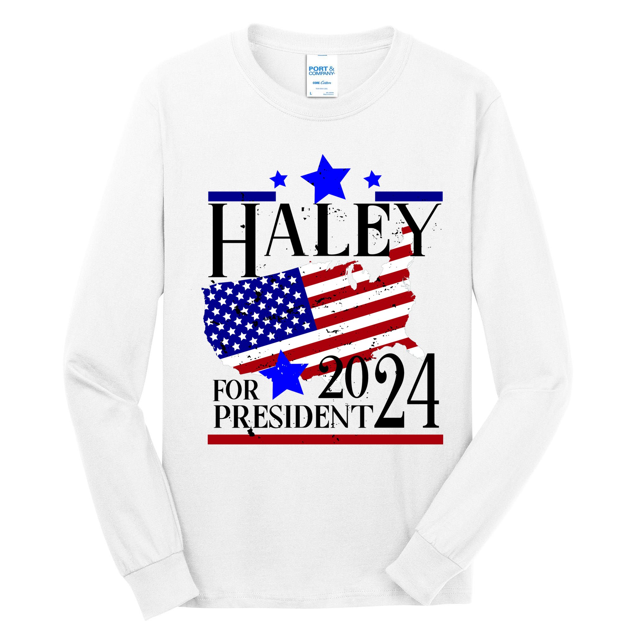Haley For President 2024 Tall Long Sleeve T-Shirt