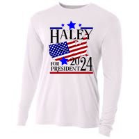 Haley For President 2024 Cooling Performance Long Sleeve Crew