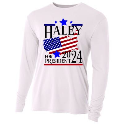 Haley For President 2024 Cooling Performance Long Sleeve Crew