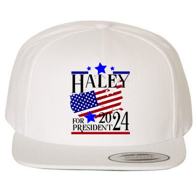 Haley For President 2024 Wool Snapback Cap