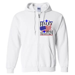 Haley For President 2024 Full Zip Hoodie