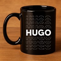 Hugo Funny Personalized Name Hugo 11oz C Handle Ceramic Mug
