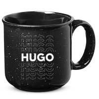 Hugo Funny Personalized Name Hugo 15oz Campfire Ceramic Mug