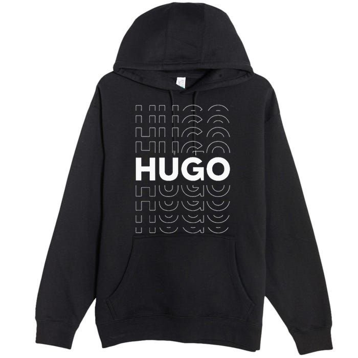 Hugo Funny Personalized Name Hugo Premium Pullover Hoodie