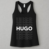 Hugo Funny Personalized Name Hugo Womens Tank Top