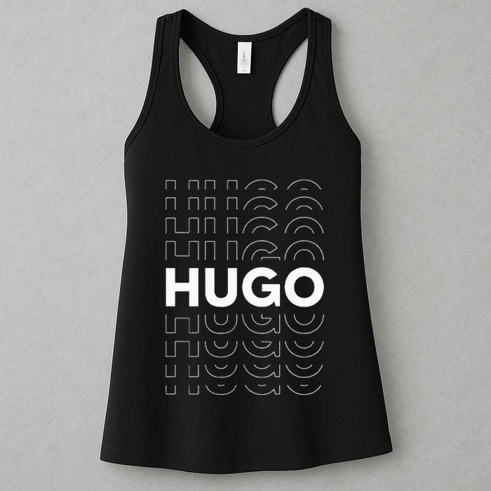 Hugo Funny Personalized Name Hugo Womens Tank Top