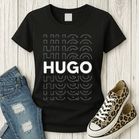 Hugo Funny Personalized Name Hugo Womens T-Shirt