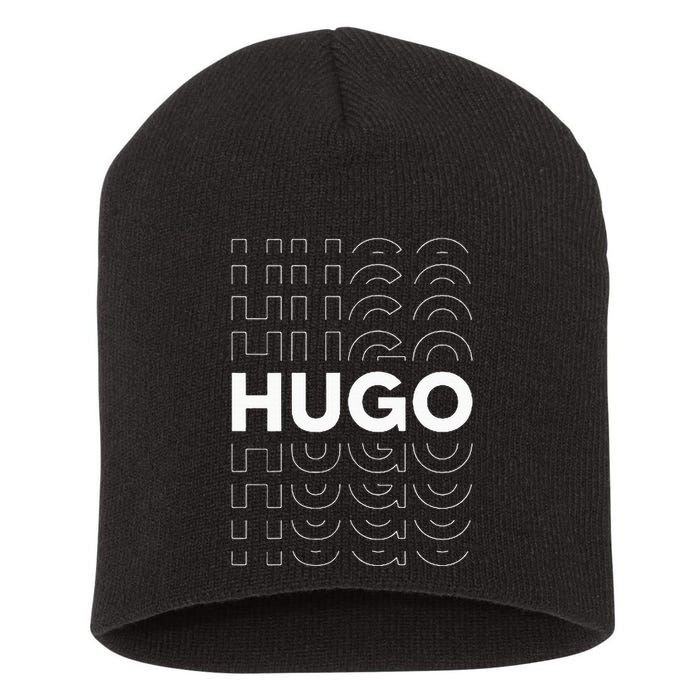 Hugo Funny Personalized Name Hugo Short Acrylic Beanie