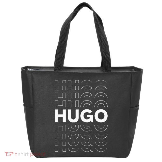 Hugo Funny Personalized Name Hugo Zip Tote Bag