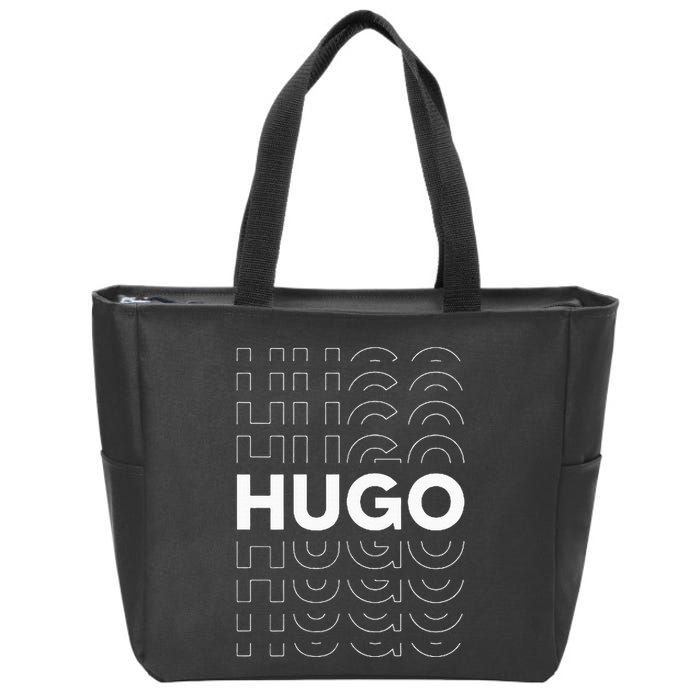 Hugo Funny Personalized Name Hugo Zip Tote Bag