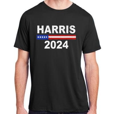 Harris For President Election Kamala Harris 2024 V Neck Adult ChromaSoft Performance T-Shirt