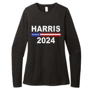 Harris For President Election Kamala Harris 2024 V Neck Womens CVC Long Sleeve Shirt