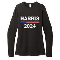 Harris For President Election Kamala Harris 2024 V Neck Womens CVC Long Sleeve Shirt