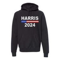 Harris For President Election Kamala Harris 2024 V Neck Premium Hoodie