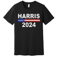 Harris For President Election Kamala Harris 2024 V Neck Premium T-Shirt