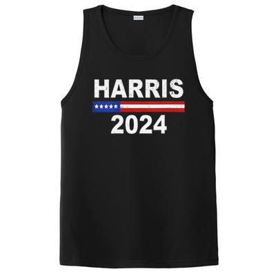 Harris For President Election Kamala Harris 2024 V Neck PosiCharge Competitor Tank