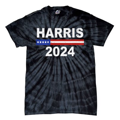 Harris For President Election Kamala Harris 2024 V Neck Tie-Dye T-Shirt