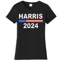 Harris For President Election Kamala Harris 2024 V Neck Women's T-Shirt