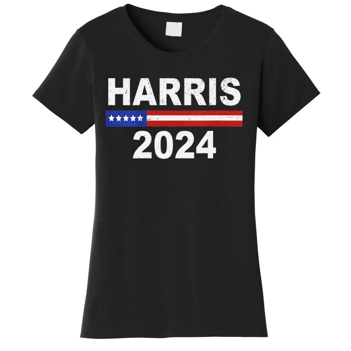 Harris For President Election Kamala Harris 2024 V Neck Women's T-Shirt