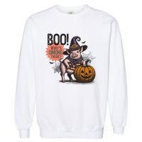 Halloween Funny Pig Lovers Farmers Garment-Dyed Sweatshirt