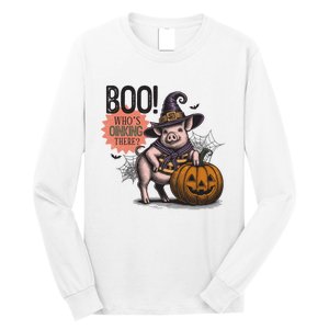 Halloween Funny Pig Lovers Farmers Long Sleeve Shirt