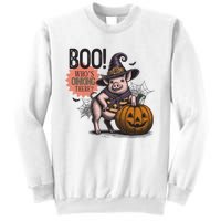 Halloween Funny Pig Lovers Farmers Sweatshirt