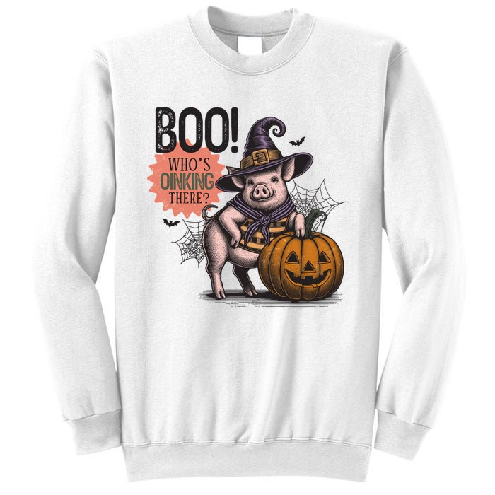 Halloween Funny Pig Lovers Farmers Sweatshirt