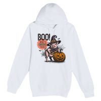 Halloween Funny Pig Lovers Farmers Premium Pullover Hoodie