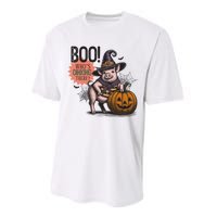 Halloween Funny Pig Lovers Farmers Performance Sprint T-Shirt