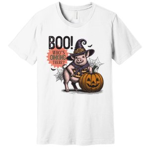 Halloween Funny Pig Lovers Farmers Premium T-Shirt