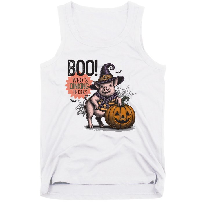 Halloween Funny Pig Lovers Farmers Tank Top