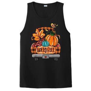 Hello Fall Pumpkin Truck Cute PosiCharge Competitor Tank