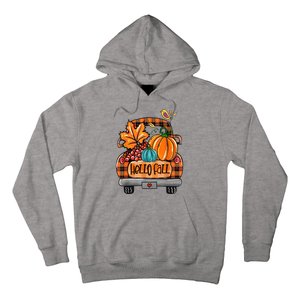 Hello Fall Pumpkin Truck Cute Hoodie