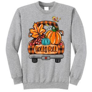 Hello Fall Pumpkin Truck Cute Sweatshirt