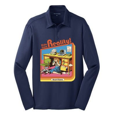 Hide From Reality Silk Touch Performance Long Sleeve Polo