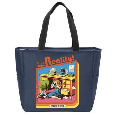 Hide From Reality Zip Tote Bag