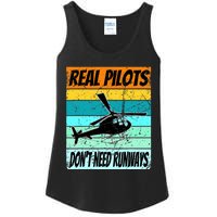 Helicopter For Real Pilots Dont Need Runways Ladies Essential Tank