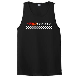 Heart Flame Race Car Big Little Sorority Reveal For Little PosiCharge Competitor Tank