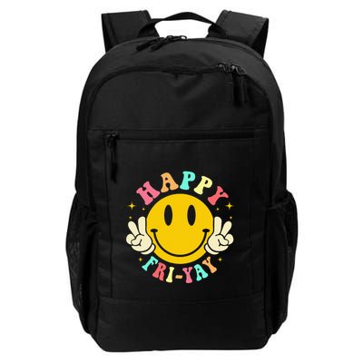 Happy Friyay Retro Smile Face Friday Lovers Backpack