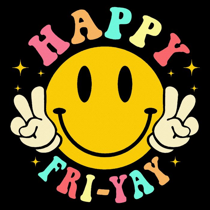 Happy Friyay Retro Smile Face Friday Lovers Bag