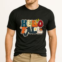 Hello Fall Retro Groovy Pumpkin Season Leopard Autumn Performance Shirt