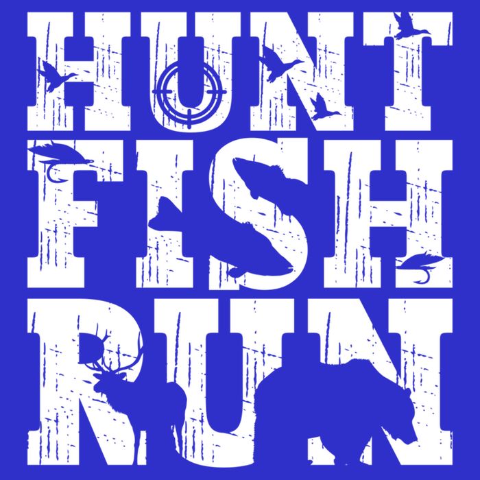 Hunt Fish Run Hunting Fishing Running Hunter Gift Toddler T-Shirt
