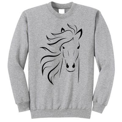 horse for riders and horse lovers Tall Sweatshirt