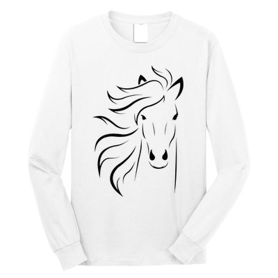 horse for riders and horse lovers Long Sleeve Shirt